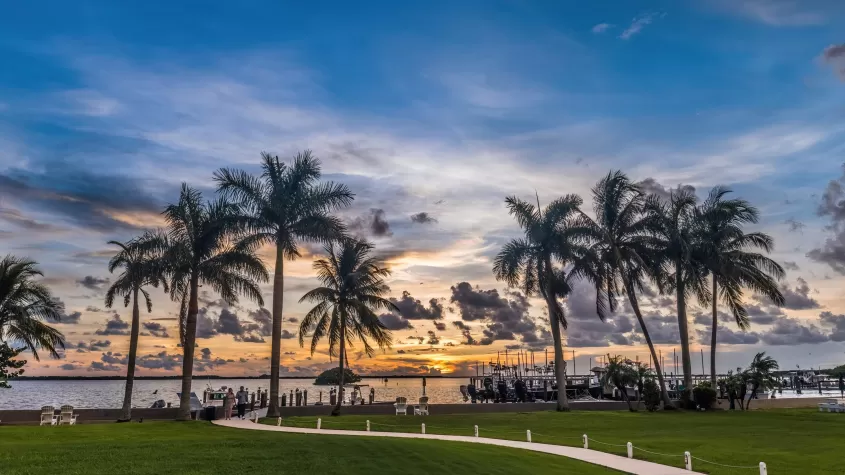 Waterfront Sunset