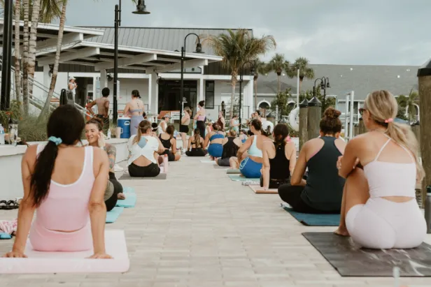 Pilates class at Slipaway
