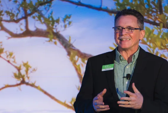 Brian Ososky speaking at event